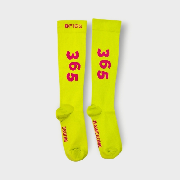 FIGS Compression #Awesome Nurse 24/7 365 Socks Size OS Never Worn - Picture 4 of 4